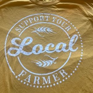 Support your local farmer tshirt